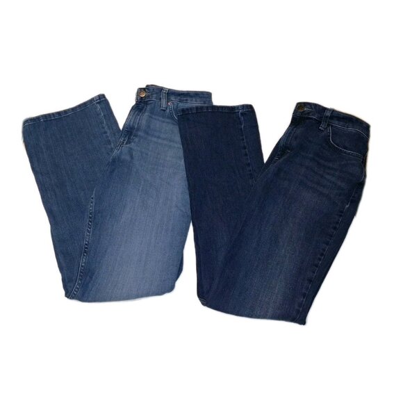 Lee Women's Size 12 Blue Bootcut Jeans 32x30 Lot Of Two - Picture 1 of 8